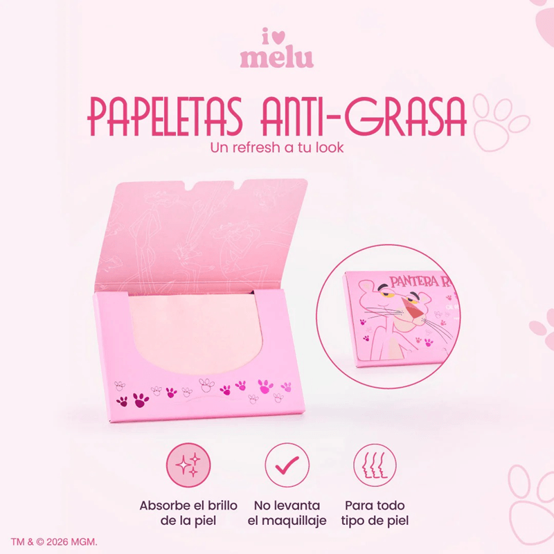 PAPELETAS ANTI-GRASA PANTERA MELU
