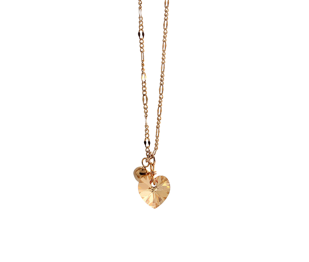LLAMADOR CORAZÓN JOFIEL BAÑO ORO/DIJE 45CM ESPIFES
