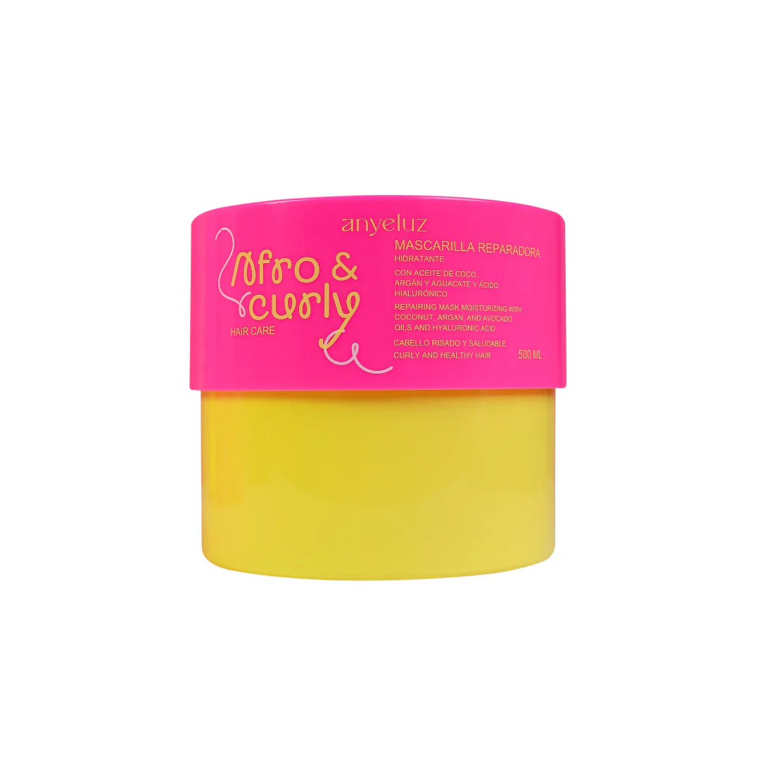 MASCARILLA REPARADORA HIDRATANTE AFRO & CURLY 500ML ANYELUZ