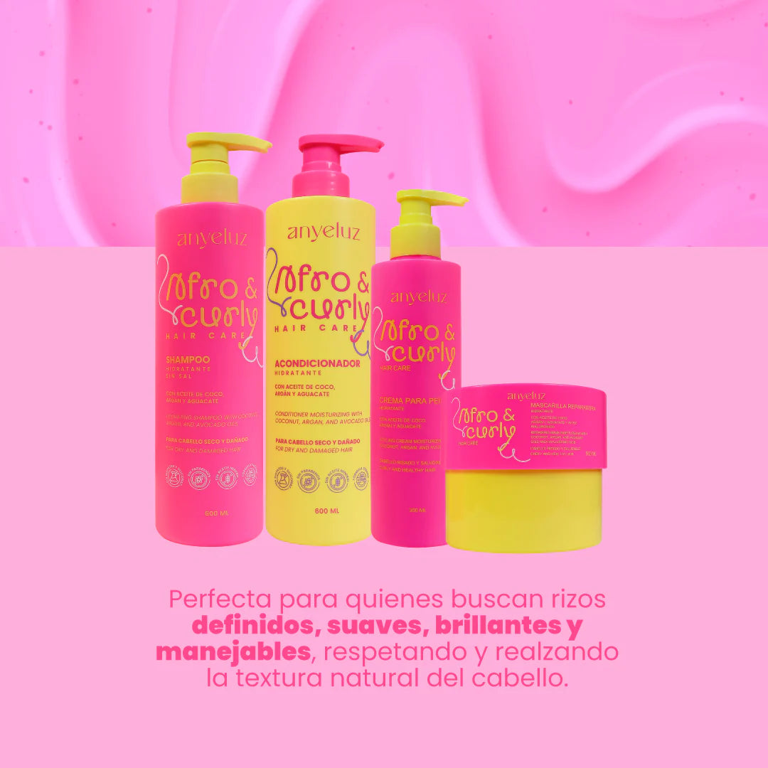 KIT AFRO & CURLY X4 ANYELUZ