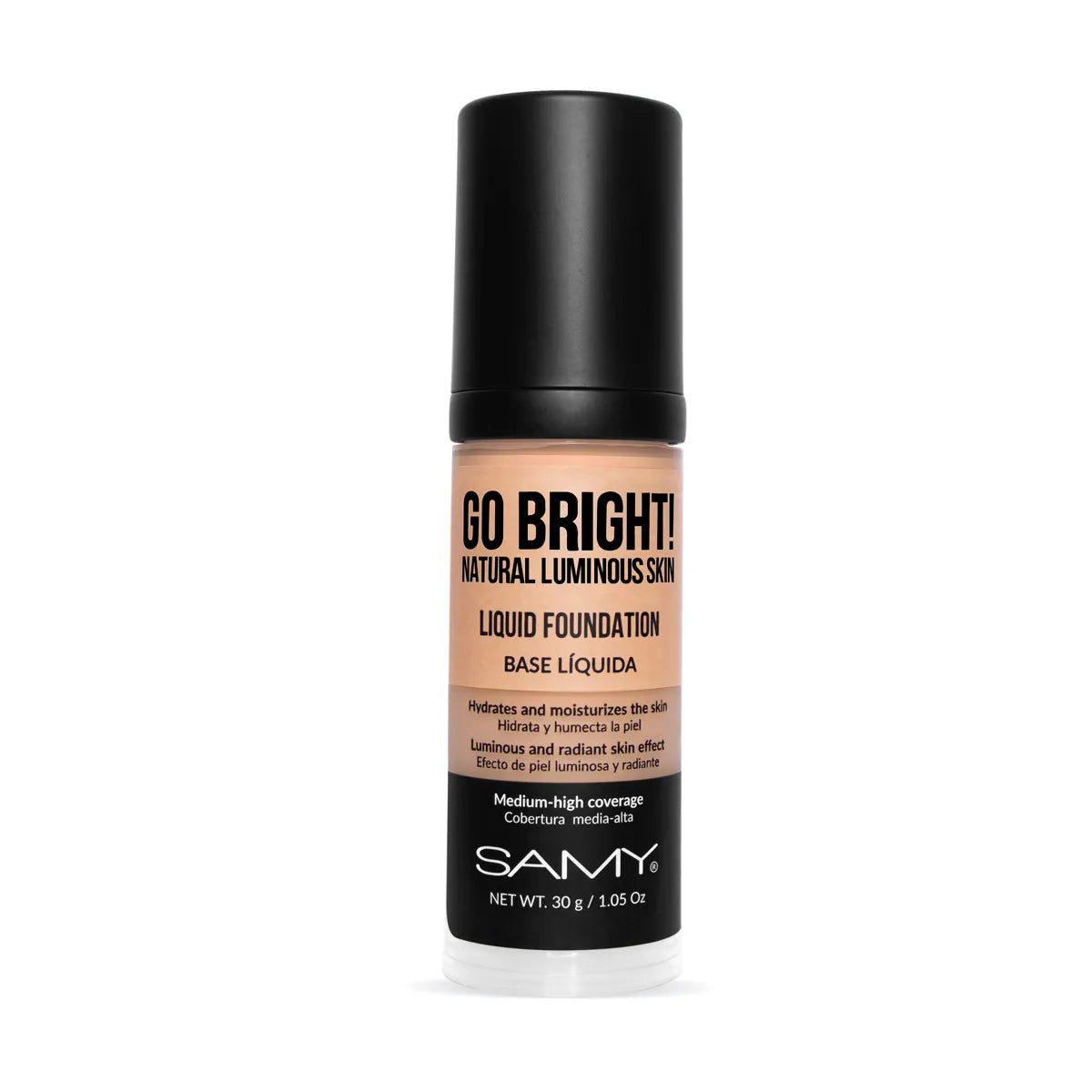 BASE LÍQUIDA GO BRIGHT 30GR SAMY
