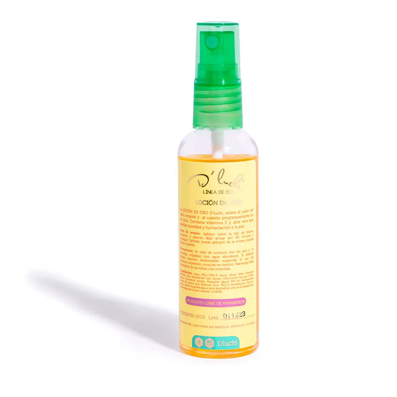 LOCIÓN DE ORO CORPORAL 60ML D'LUCHI