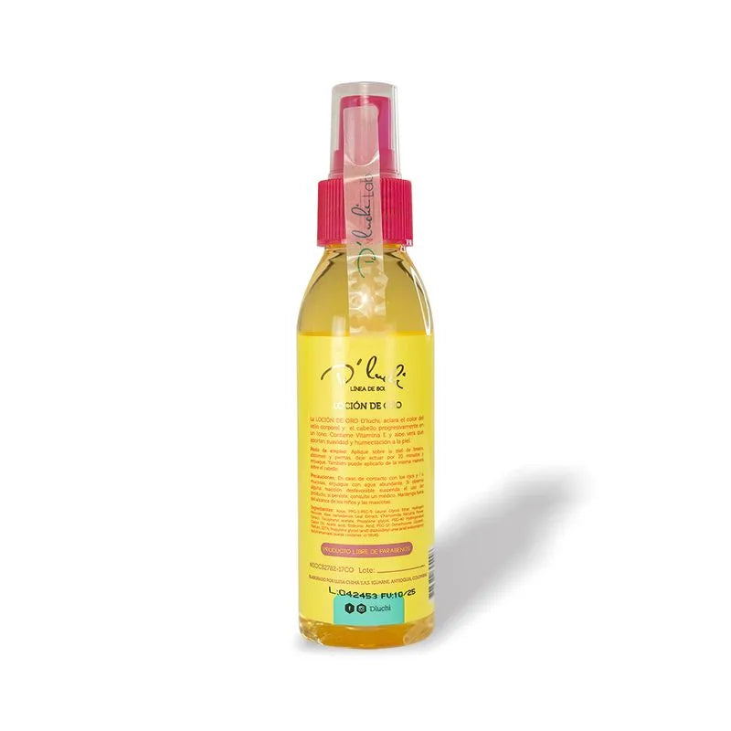 LOCIÓN DE ORO CORPORAL 120ML D'LUCHI
