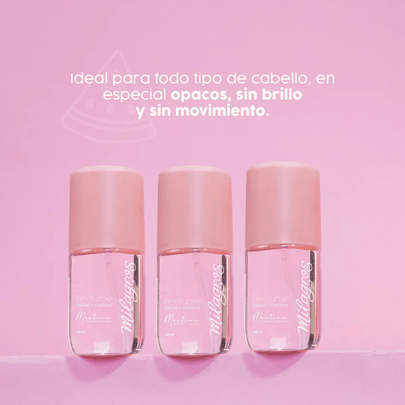 PERFUME CAPILAR MARTINA 120ML MILAGROS