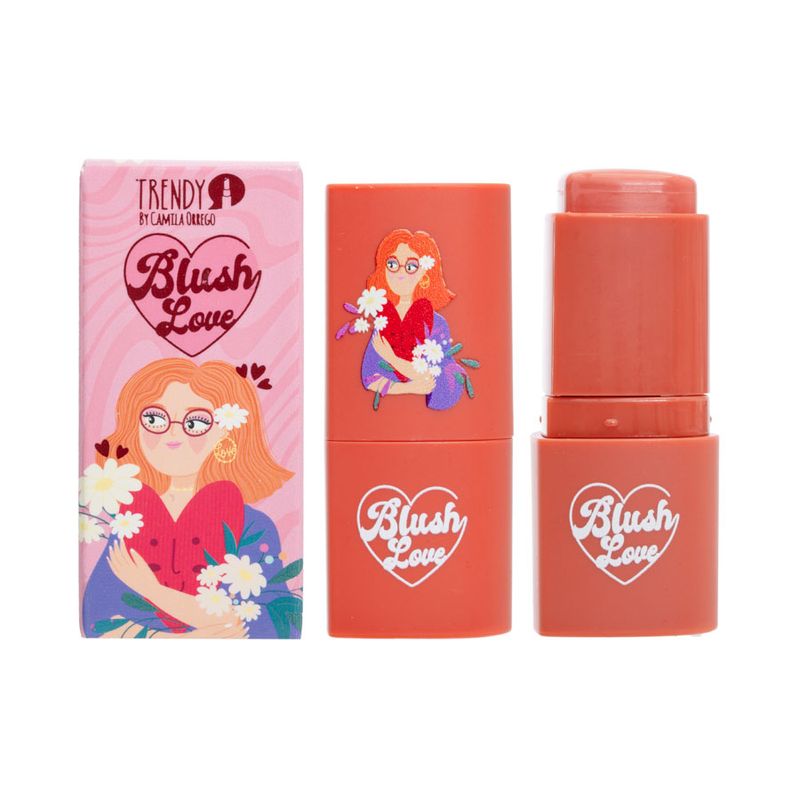 RUBOR EN BARRA BLUSH LOVE 6G TRENDY