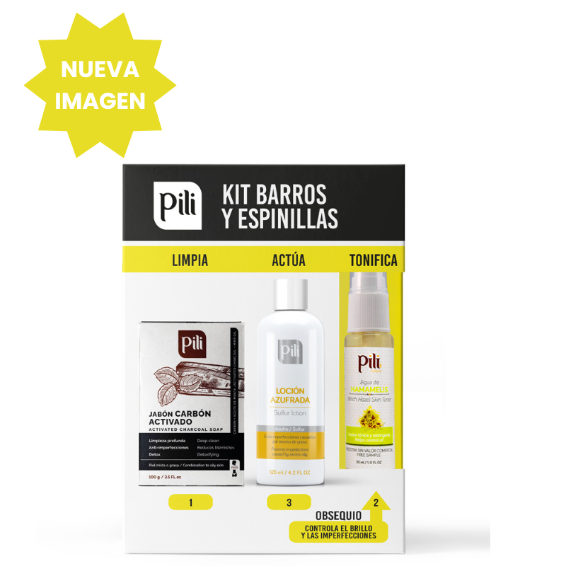 KIT 1, 2, 3 BARROS Y ESPINILLAS PILI