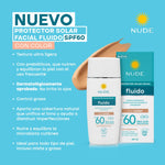 PROTECTOR SOLAR FACIAL CON COLOR FLUIDO SPF60 50ML NUDE