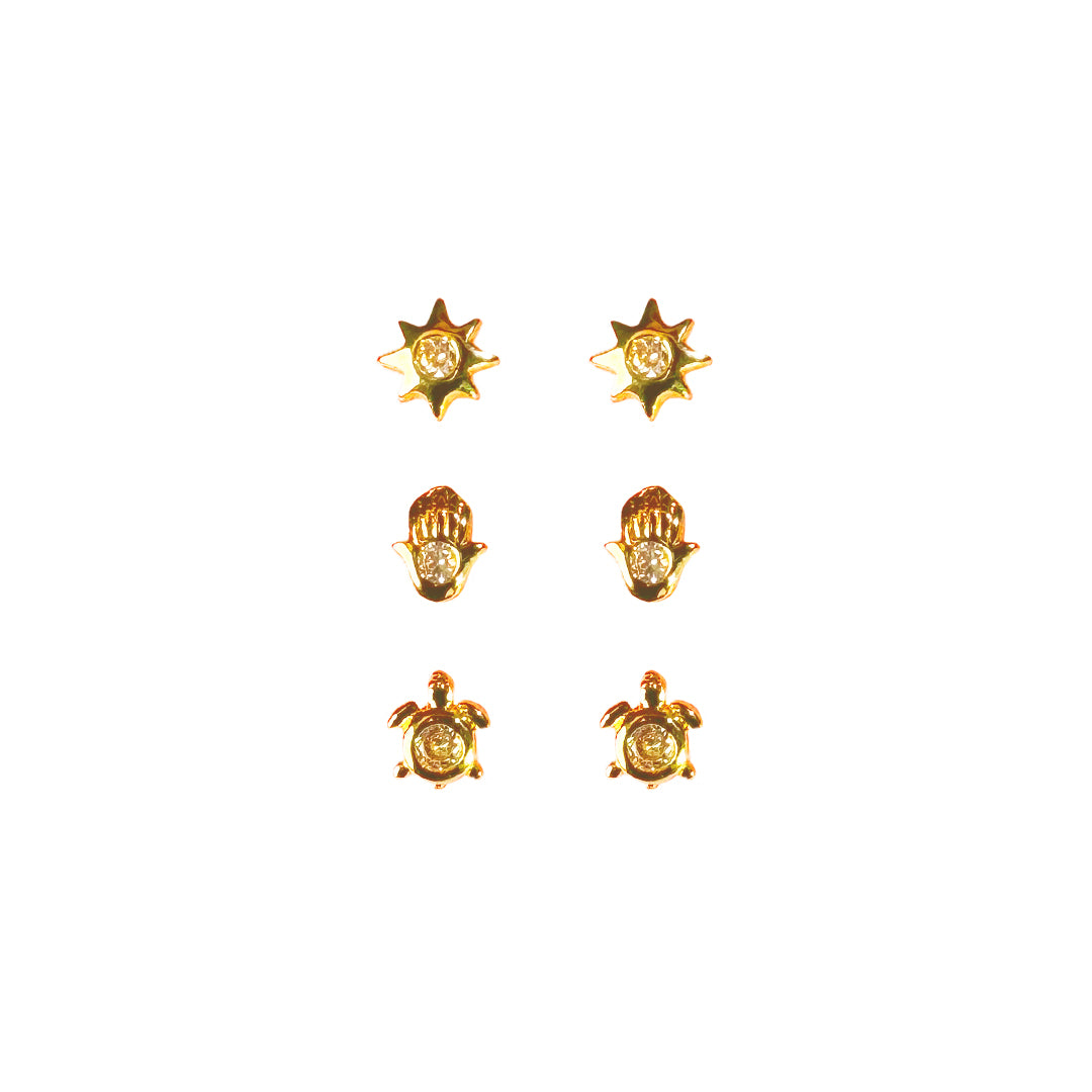 TRIO ZIRCON RODIO MARTIA