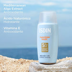 FOTOPROTECTOR FUSION WATER MAGIC GLOW SPF 50 SIN COLOR 50ML ISDIN