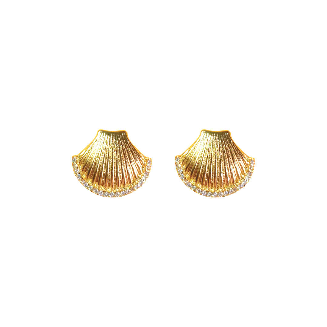 ARETE CONCHA 1.2CM RODIO MARTINA