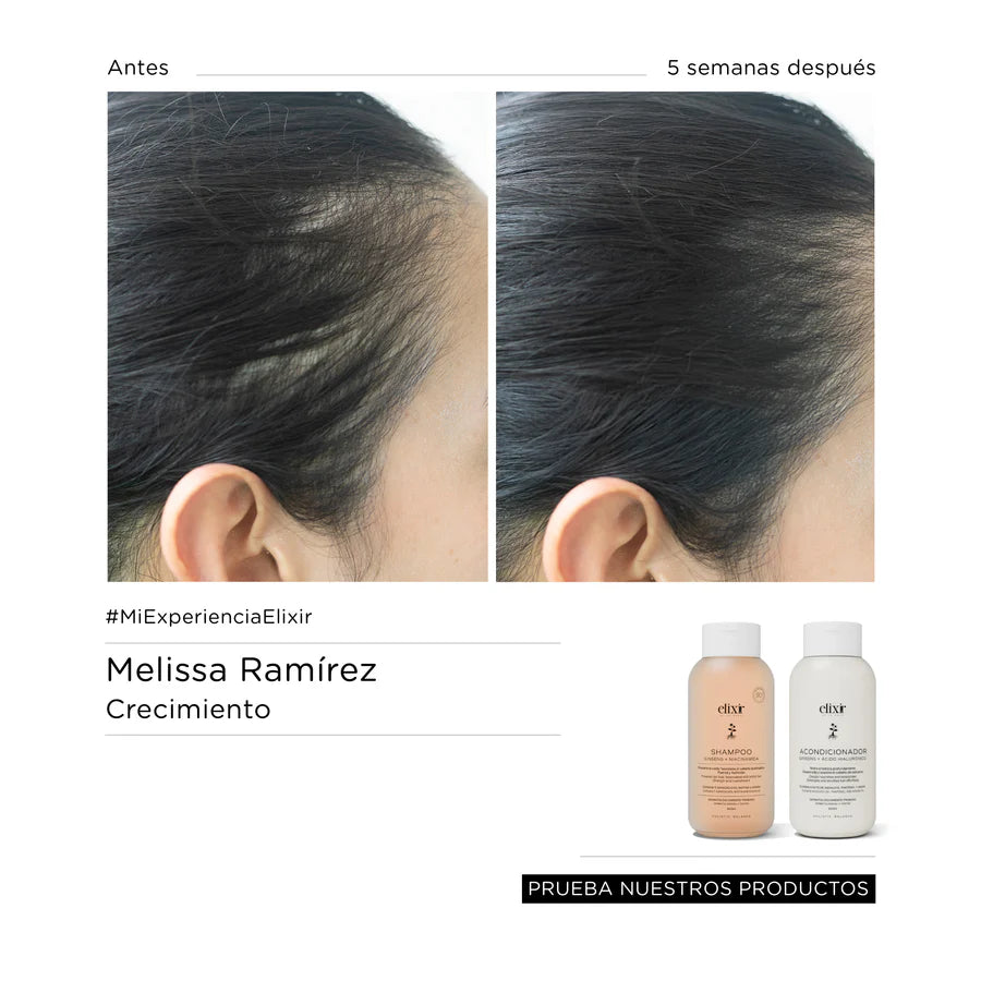 SHAMPOO GINSENG+NIACINAMIDA 500ML ELIXIR