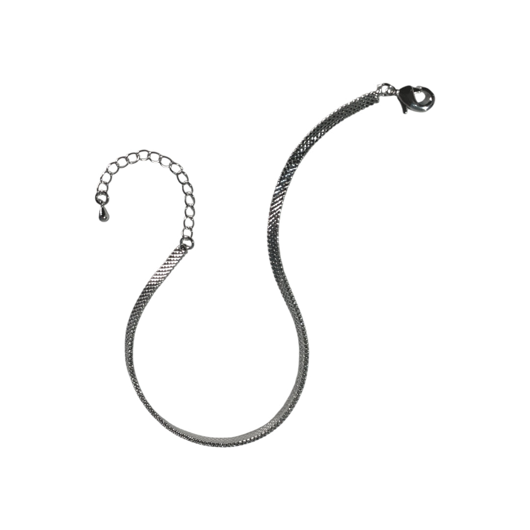 TOBILLERA LAZO 28CM RODIO MARTINA