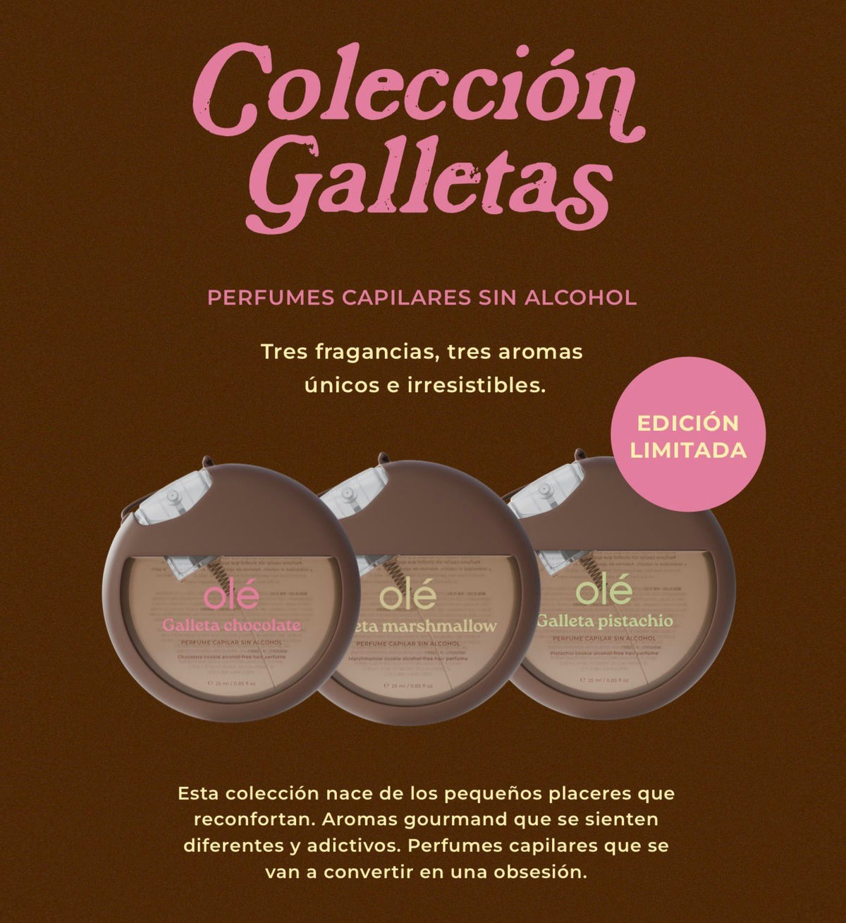 PERFUME CAPILAR GALLETAS 25ML OLÉ