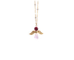 COLLAR ANCÀNGEL CHAMUEL BRONCE/BAÑO DE ORO 45CM ESPIFES
