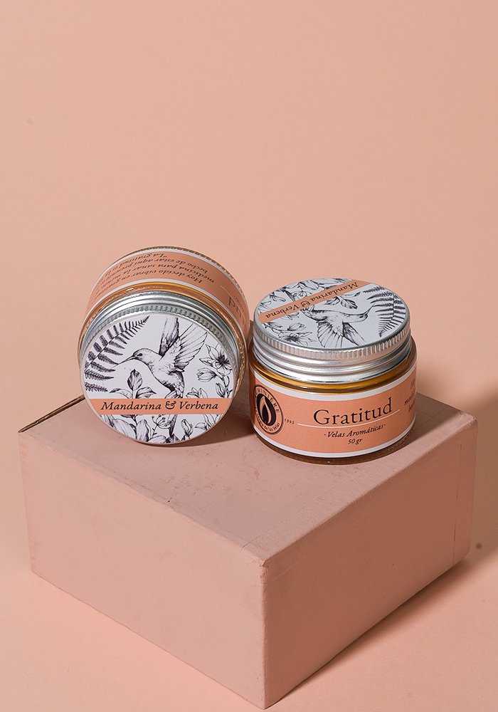 VELA VIDRIO AROMAS 50GR LUMINIERE