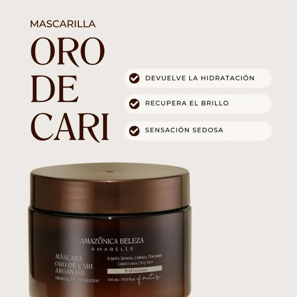 MASCARILLA ORO DE CARI 300ML AMAZONICA