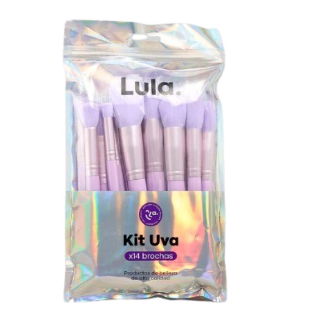 SET DE BROCHAS UVA X14 PCS LULA