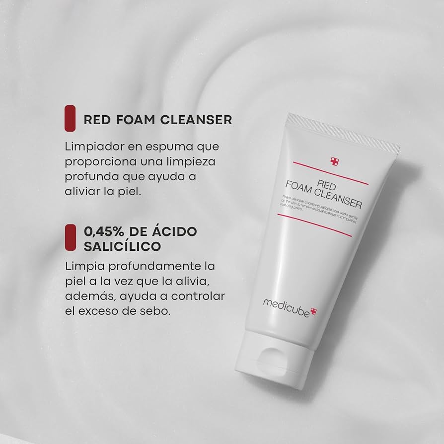 LIMPIADOR FACIAL RED ESPUMA 120ML MEDICUBE