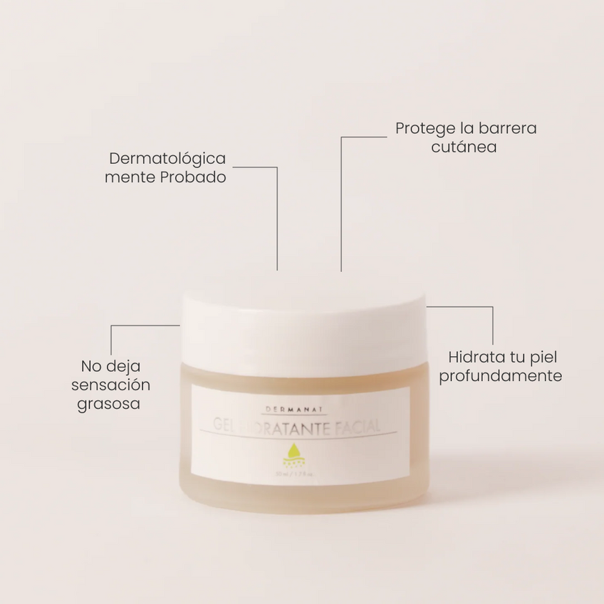 GEL HIDRATANTE FACIAL 50ML DERMANAT