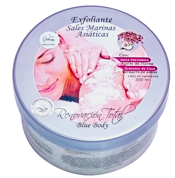 EXFOLIANTE SALES MARINAS ASIÁTICAS BLUE BODY IDUNN