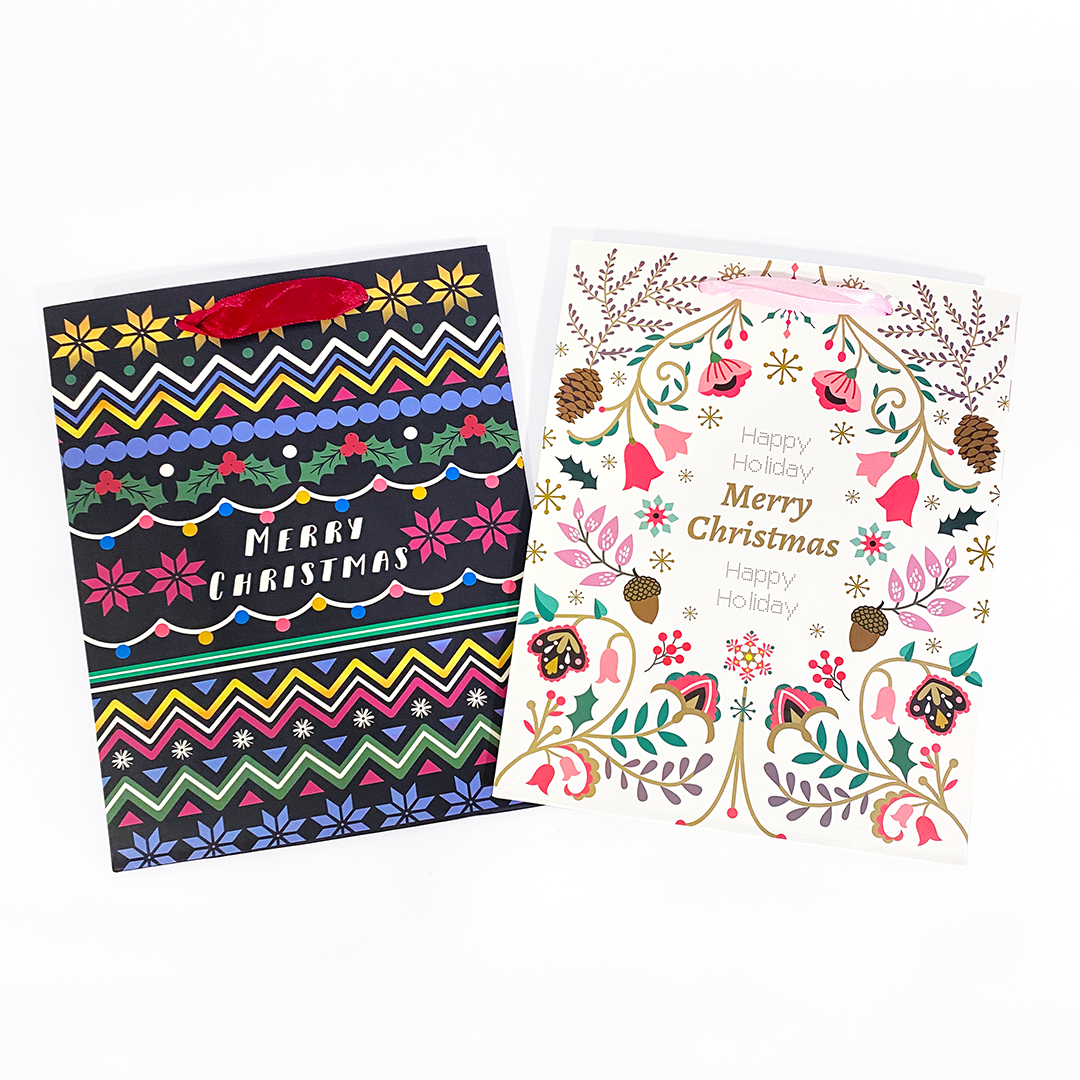 BOLSA NAVIDAD LUJO 19X24CM SURTIDA MARTINA