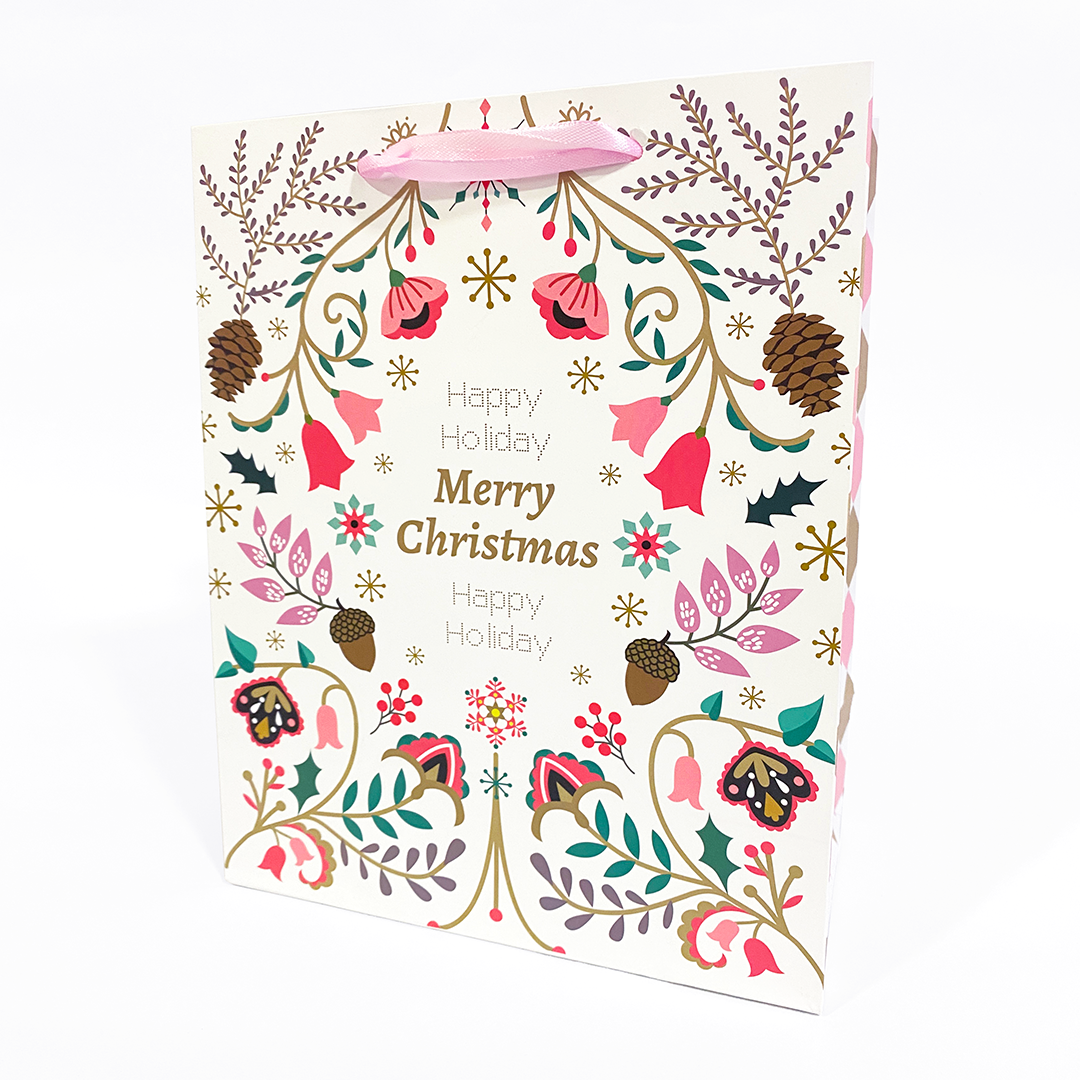 BOLSA NAVIDAD LUJO 19X24CM SURTIDA MARTINA