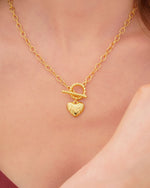 COLLAR BROCHE CORAZÓN AVEMARÍA