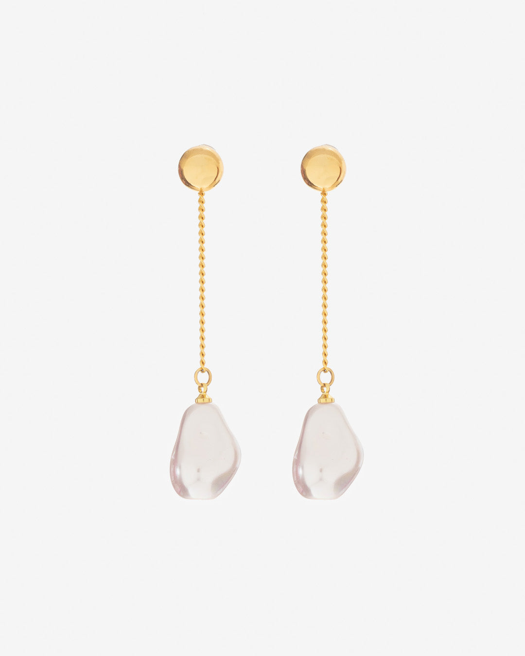 ARETE 2 EN 1 PERLA AMORFA AVEMARÍA