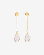 ARETE 2 EN 1 PERLA AMORFA AVEMARÍA