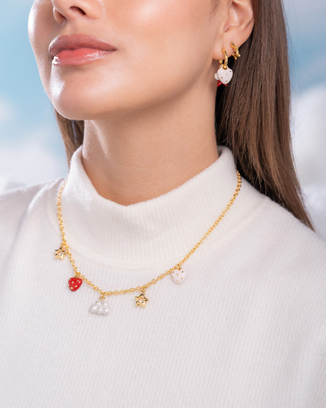 COLLAR MULTICHARMS NUBE AVEMARIA