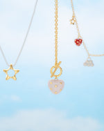 COLLAR BROCHE CORAZÓN ESTRELLA AVEMARÍA