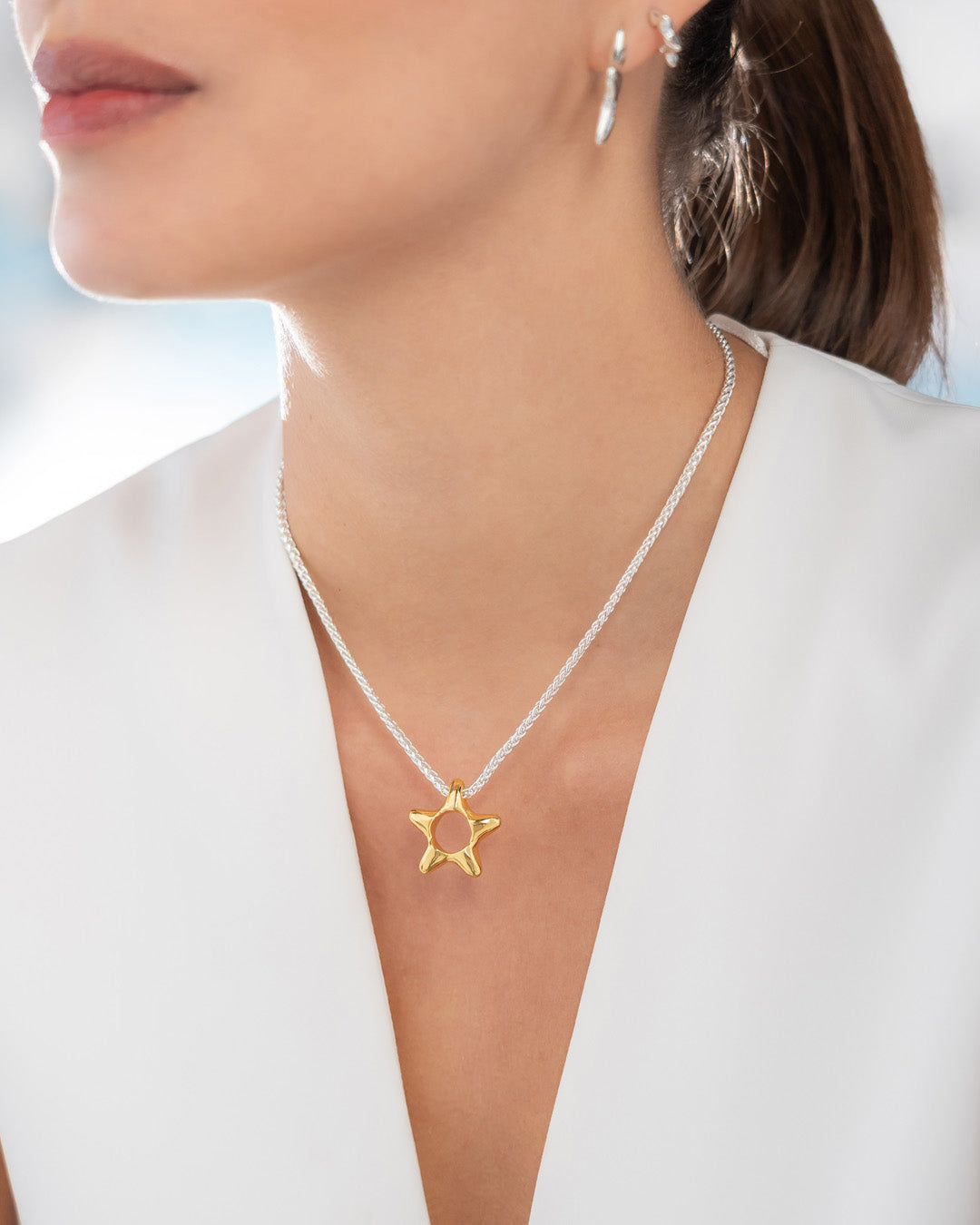 COLLAR ESTRELLA SILUETA MAXI AVEMARÍA