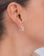 CANDONGAS MINI ESTRELLAS PLATA AVEMARIA