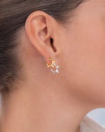 CANDONGAS MINI ESTRELLAS PLATA AVEMARIA