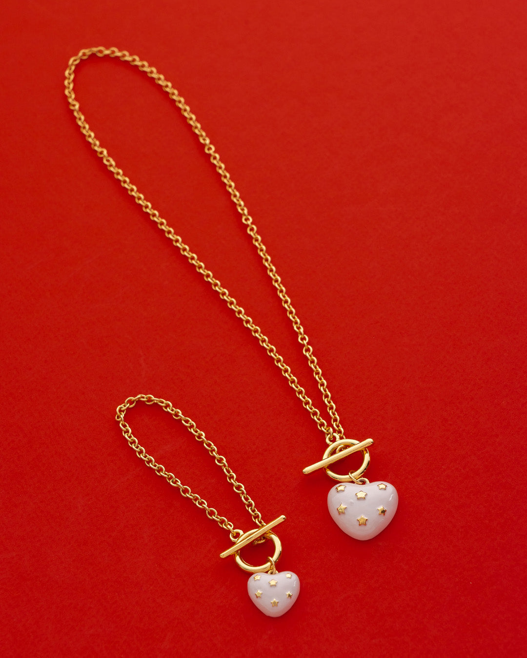COLLAR BROCHE CORAZÓN ESTRELLA AVEMARÍA