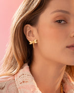 ARETES LIBELULA ORO AVEMARÍA