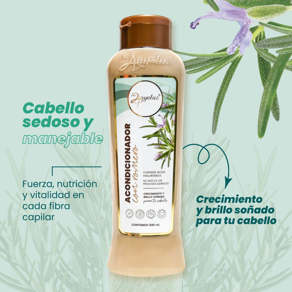 ACONDICIONADOR CON ROMERO 500ML ANYELUZ