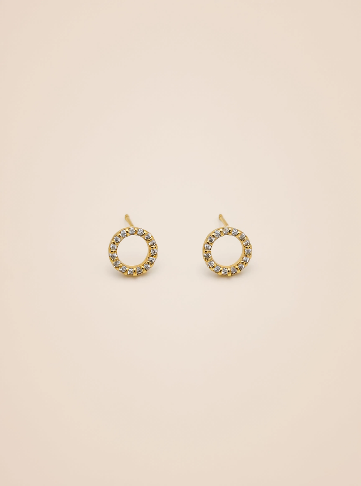 COLLAR + ARETE ARO ZIRCON RODIO MARTINA
