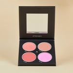 PALETA DE RUBORES X4 GLAMBLACK 15G ATENEA