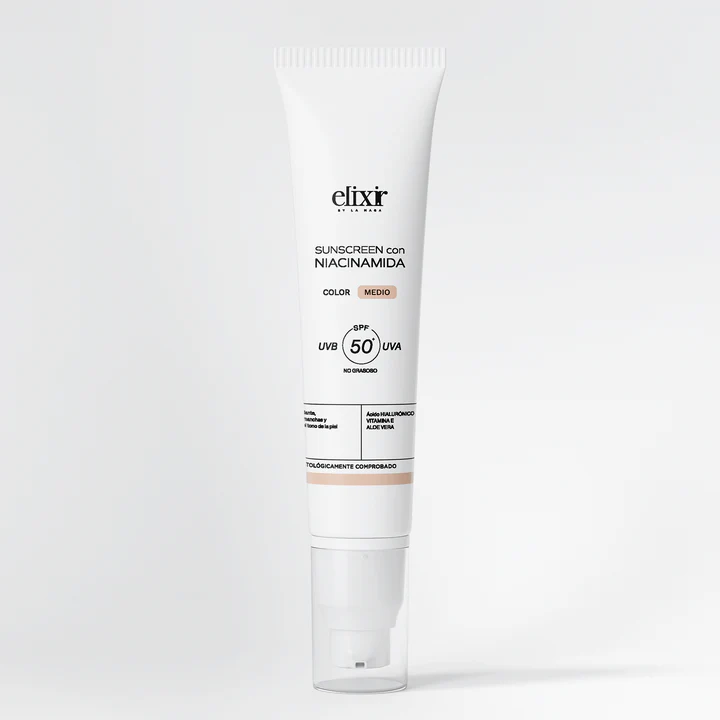 SUNSCREEN SPF 50 CON COLOR 60ML ELIXIR