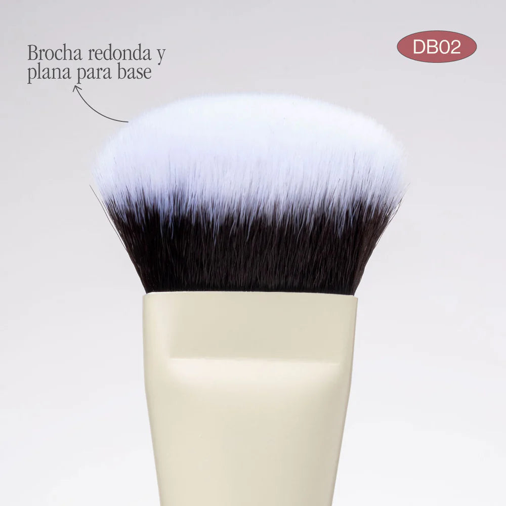 DUO GLAM BROCHA PARA BASE Y CREMA DB02 ATENEA
