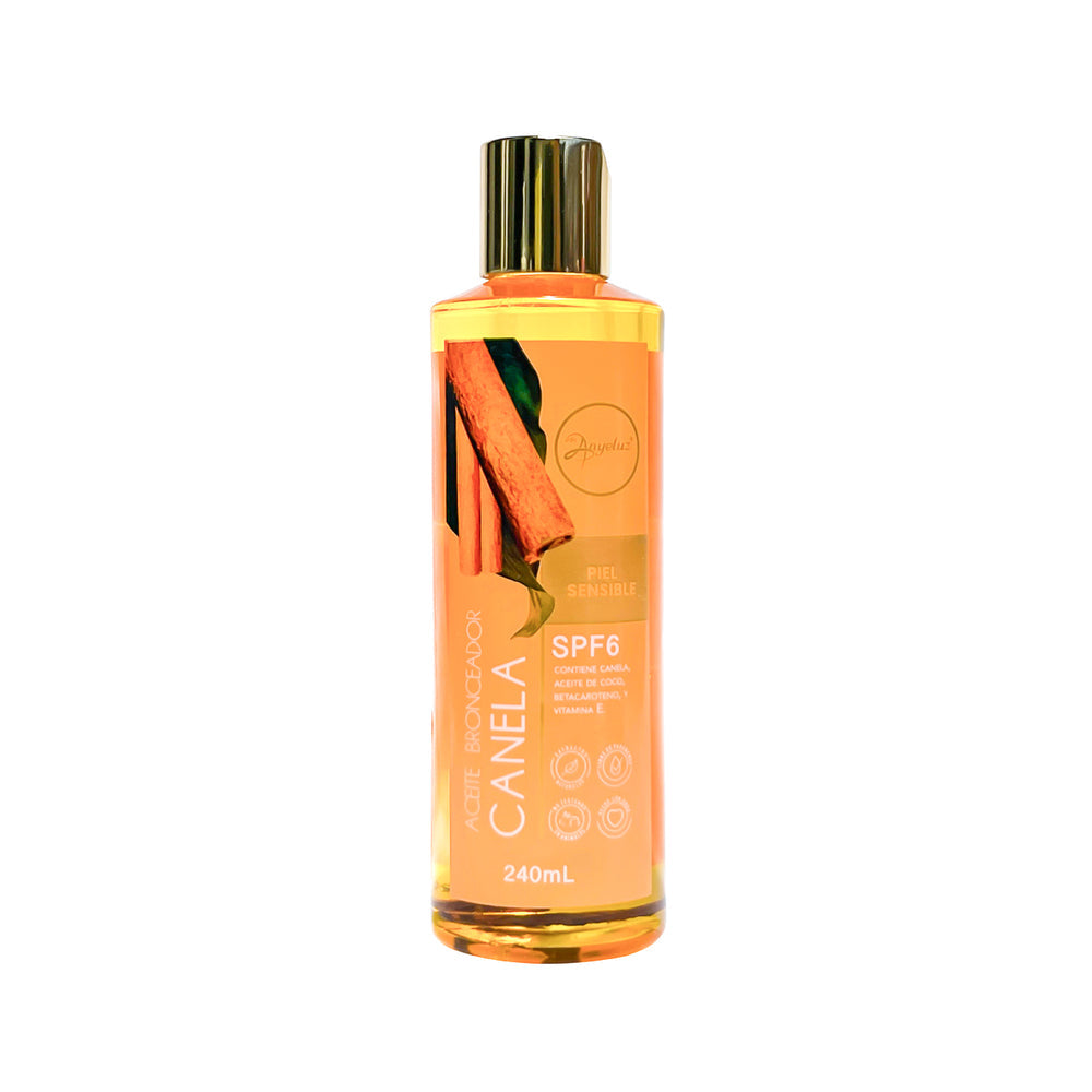 ACEITE BRONCEADOR CANELA 240ML ANYELUZ