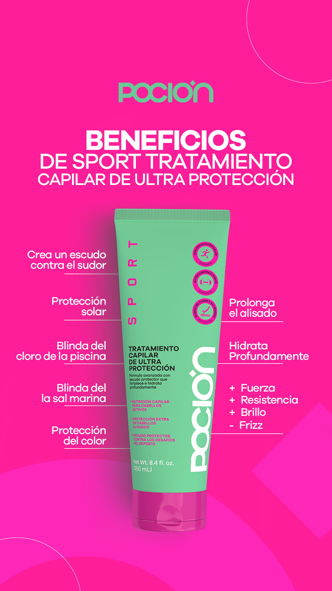 TRATAMIENTO SPORT ULTRA PROTECCIÓN 250ML POCIÓN