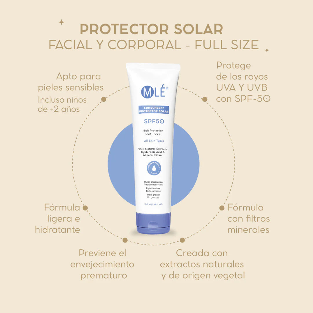 PROTECTOR FACIAL Y CORPORAL 100ML MLÉ BY MALÉ