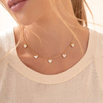 CADENA MULTI CORAZONES AVEMARIA