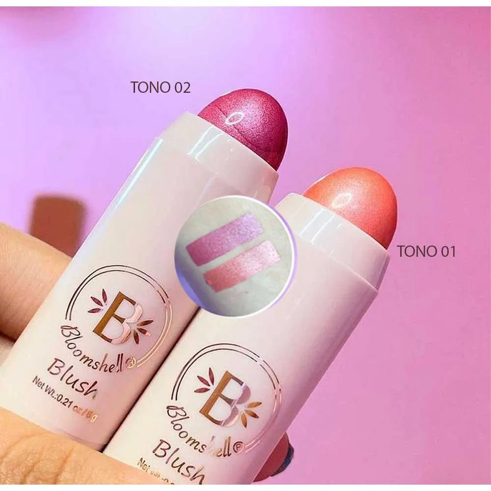 BLOOM RUBOR CREMOSO EN BARRA 6G BLOOMSHELL