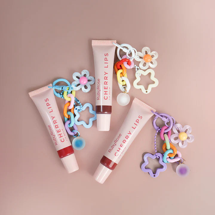 LIP BALM CHERRY LIPS+CHARMS 15GR RUBY ROSE