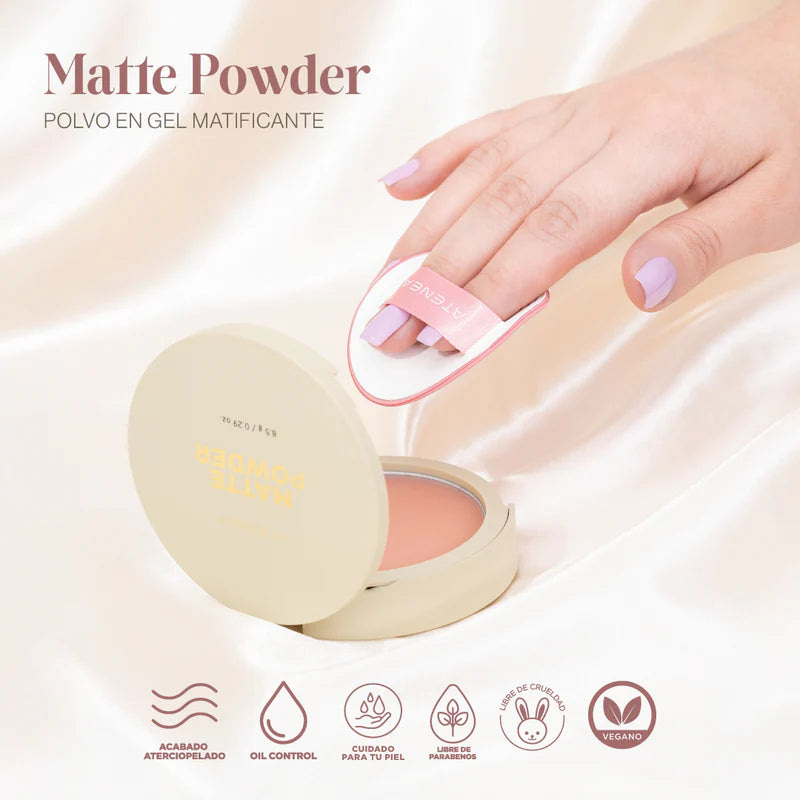 POLVO EN GEL MATIFICANTE 8.5G ATENEA