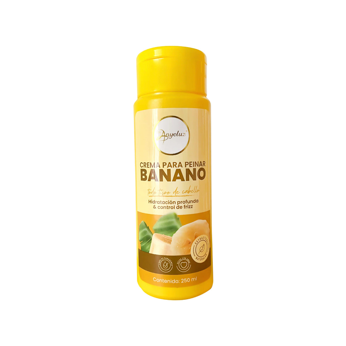 CREMA PARA PEINAR CON BANANO 250ML ANYELUZ