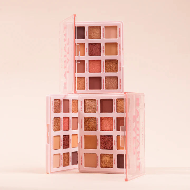 PALETA SOMBRAS RADIANT EYES 12 TONOS 15.7G RUBY ROSE